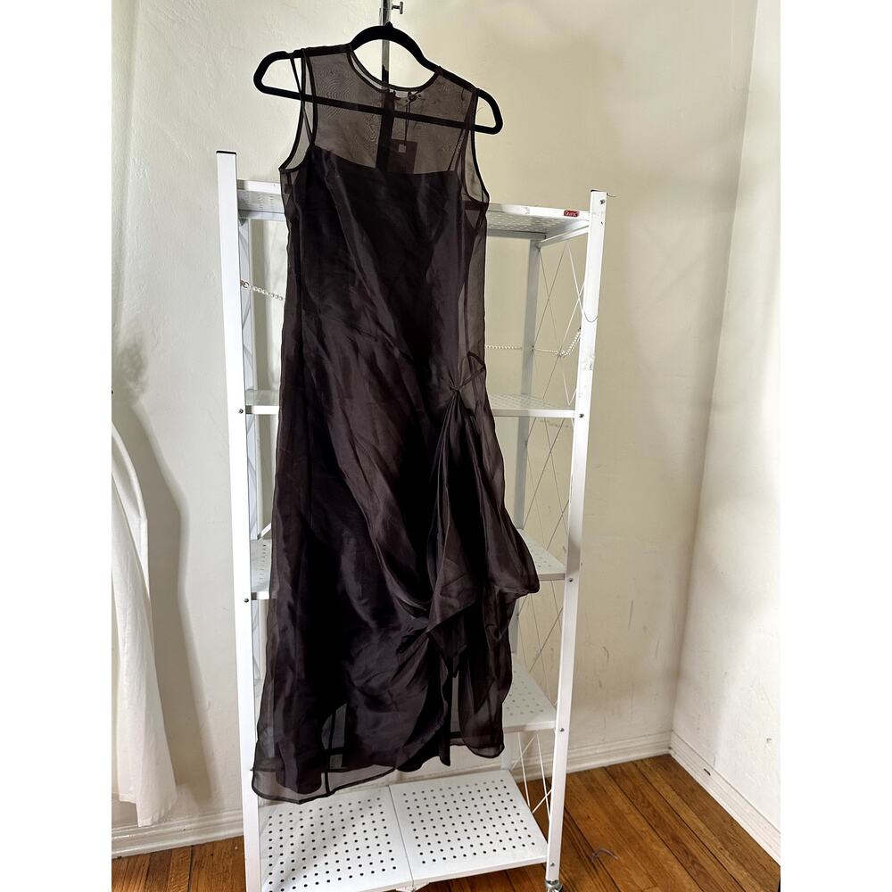 NEW STAUD viola maxi dress in Earth XS